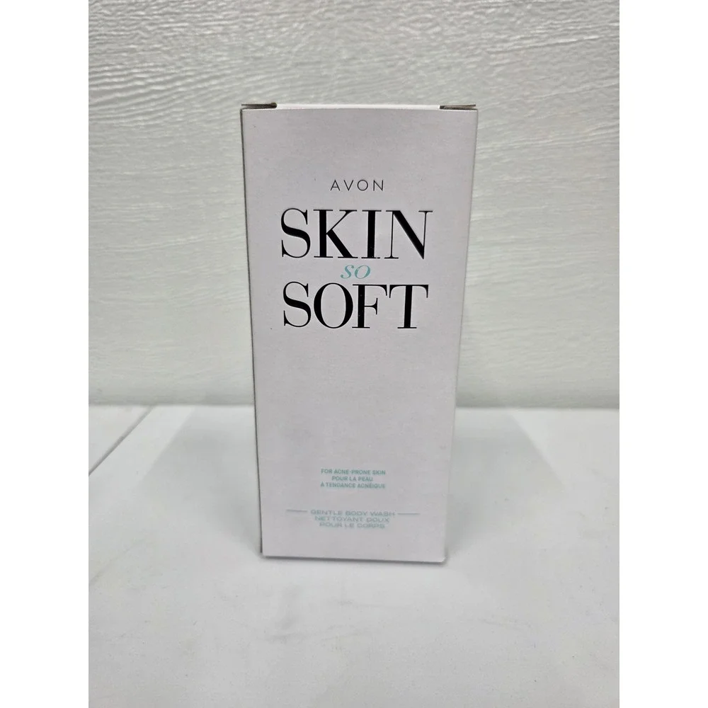 Avon Skin So Soft Gentle Body Wash for Acne-Prone Skin with Pump New in Box